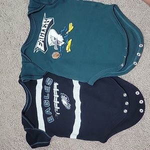 Philadelphia eagles baby onesies
